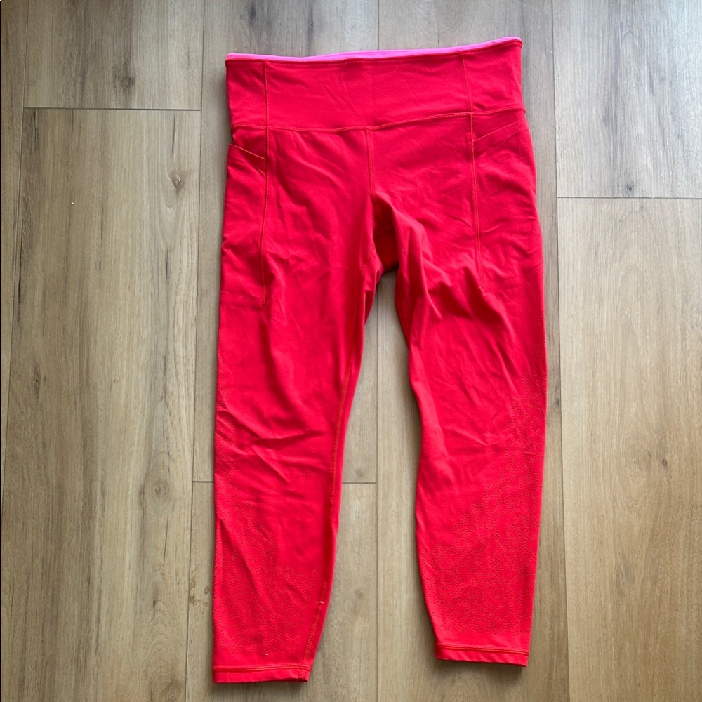 Athleta Bright Red Women's Leggings